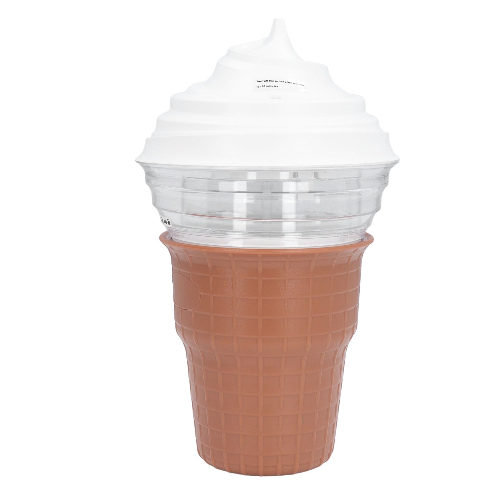 Mini Máquina de Helados, 8W 450ml Capacidad Multiusos Máquina de Yogurt Congelado, Máquina para hacer helados con cuchara para hacer helado casero Gelato Sorbete Yogurt Congelado