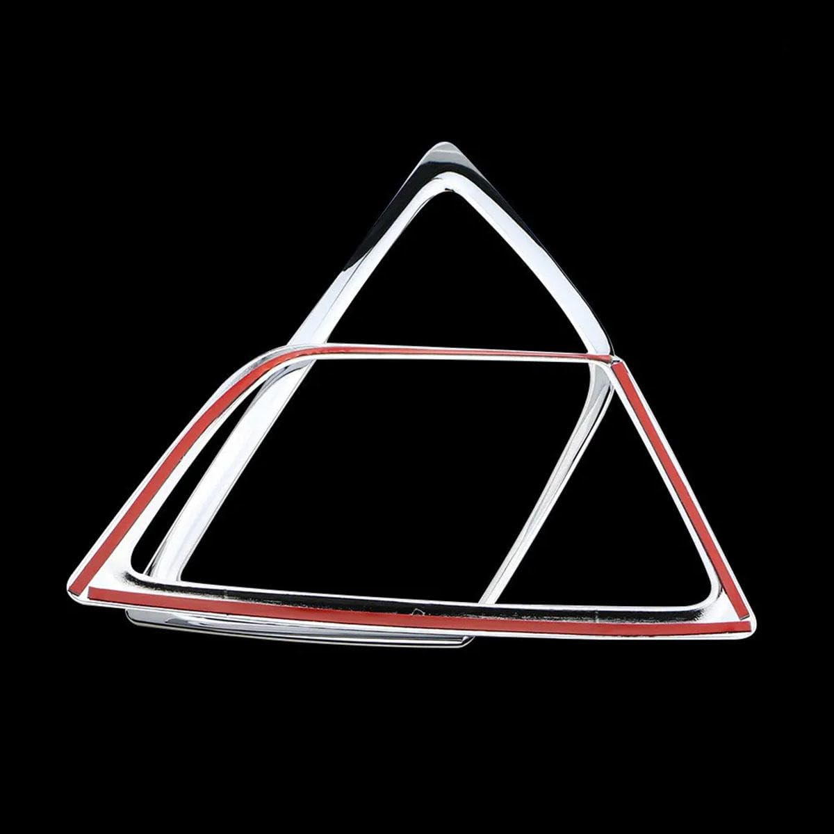 Ajuste para Ford Ecosport 2013-2017, embellecedor de la cubierta de la luz antiniebla del coche, embellecedor del marco de la cubierta de la luz antiniebla delantera ABS del parachoques delantero