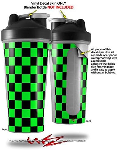 Miniatura 2 de La envoltura de piel estilo calcomanía funciona con botella de licuadora de 28 onzas, color verde (bolsa no incluida)