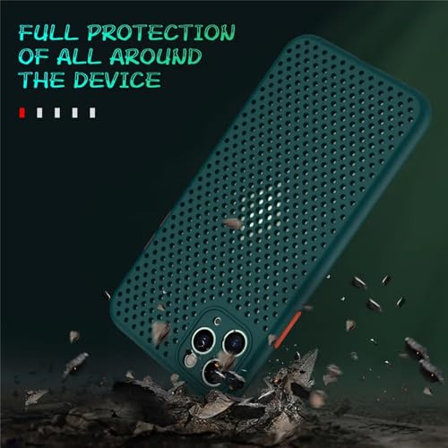 Coque iPhone 11 respirante maille anti-surchauffe noire