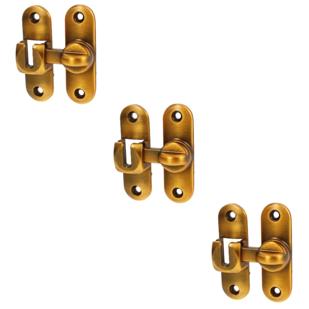 OSALADI 3sets Chiavistello Scorrevole Acciaio Inossidabile Serratura Per Porta Battente Installazione Facile e Veloce Sicurezza Per Porte Interne Ed Esterne Design Resistente e Duraturo