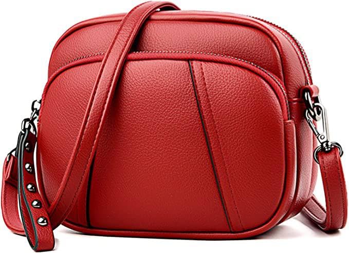 Lovshy Rivet Tassel Designer Simple Crossbody Bags for Women (Red) (B0CKXB3252) Amazon Price History, Amazon Price Tracker