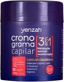YENZAH - CRONOGRAMA 3 EM 1 - MÁSCARA COLORIDOS, Yenzah