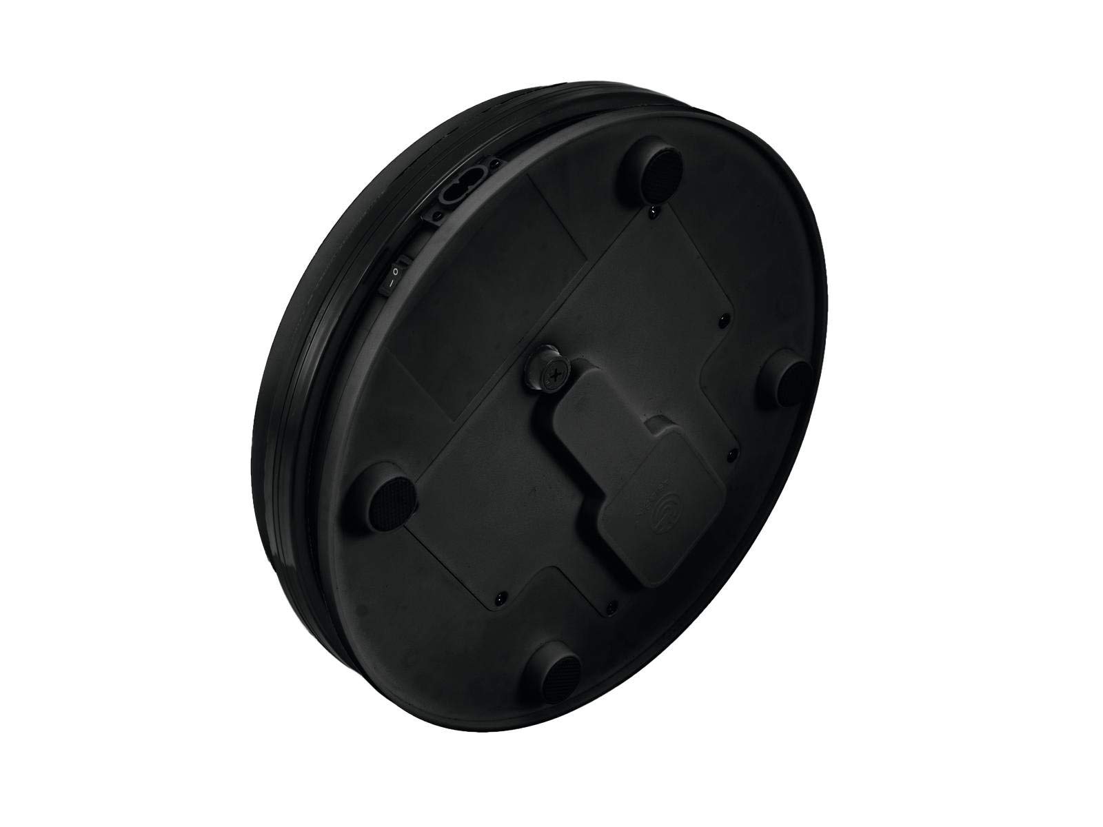 EUROPALMS Drehteller 45cm bis 40kg schwarz | Rotierender Träger zur Produktpräsentation in Verkaufsräumen
