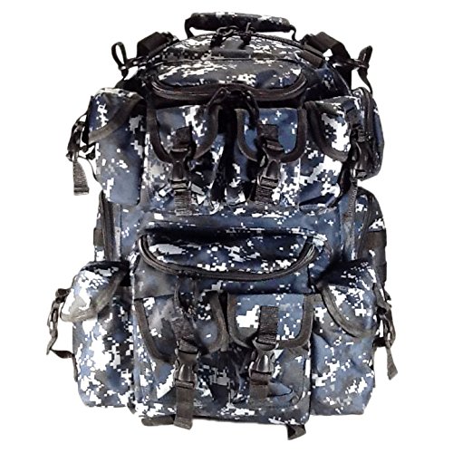 20" 2400Cu. In. Great Tactical Hunting Camping Hiking Backpack Op220 Dmbk Digital Camouflage (Navy Blue) #TOP1