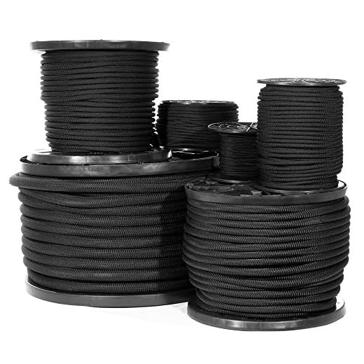 Black Diamond Weave Shock Cord