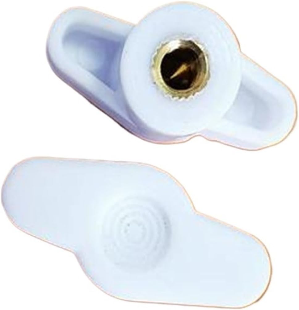 Hardware Nuts 10pcs M5 M6 M8 37# T Plum Bakelite Hand Tighten Nuts Plastic Head Hand Knob Thumb Nut Hand Adjusting Nut(Black Through,M6 5pcs)