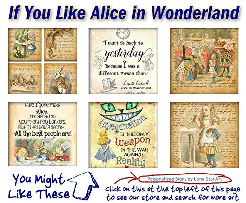 Alice in Wonderland Decor - Welcome to the Mad House - Metal Sign - Use Indoor/Outdoor - Metal Alice in Wonderland Signs Home Decor Wall Art - Perfect Alice in Wonderland Gifts and Decorations - Image 10