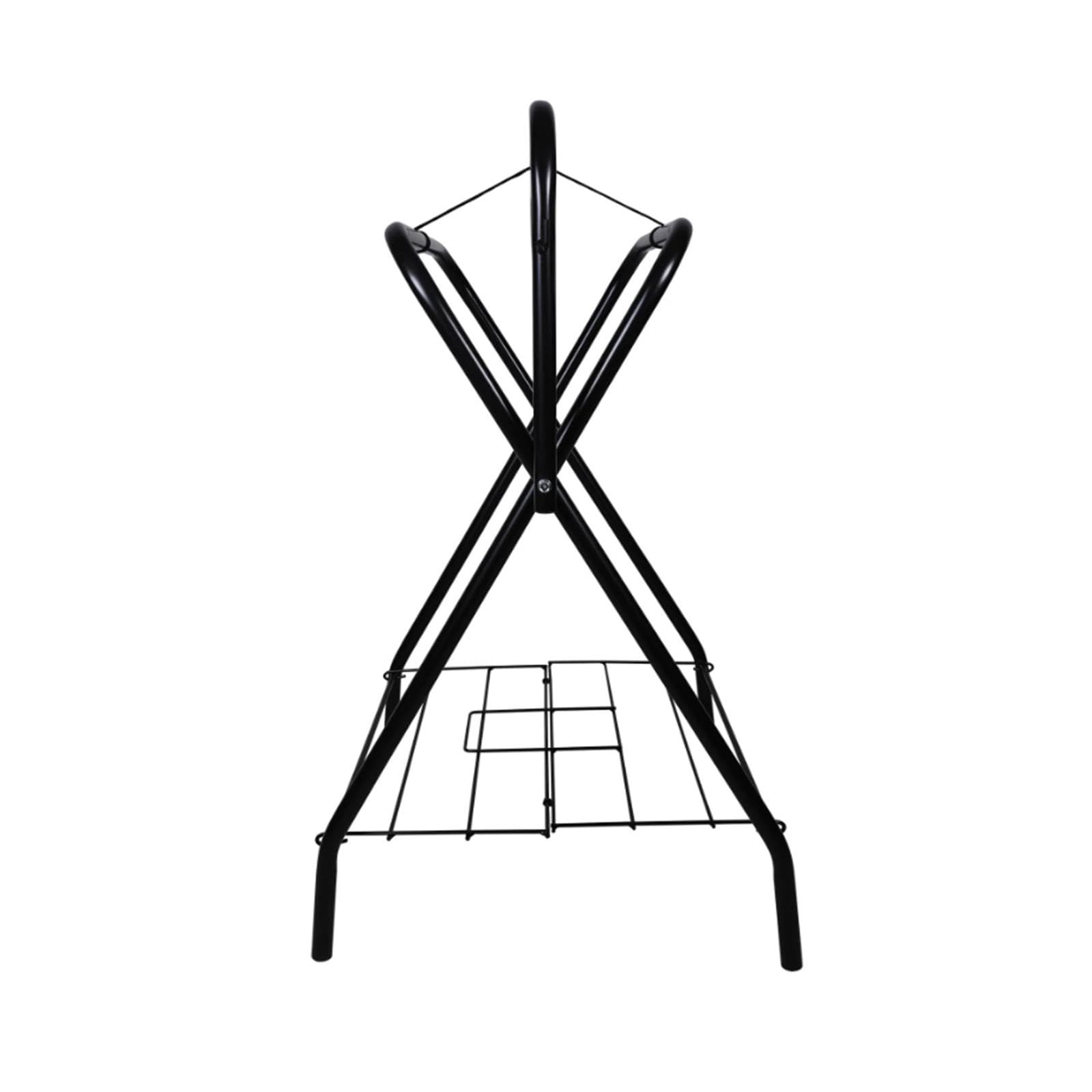 Support De Selle Métal Noir 69.5cm Pour écurie, Grange Ou Remorque - Neuf