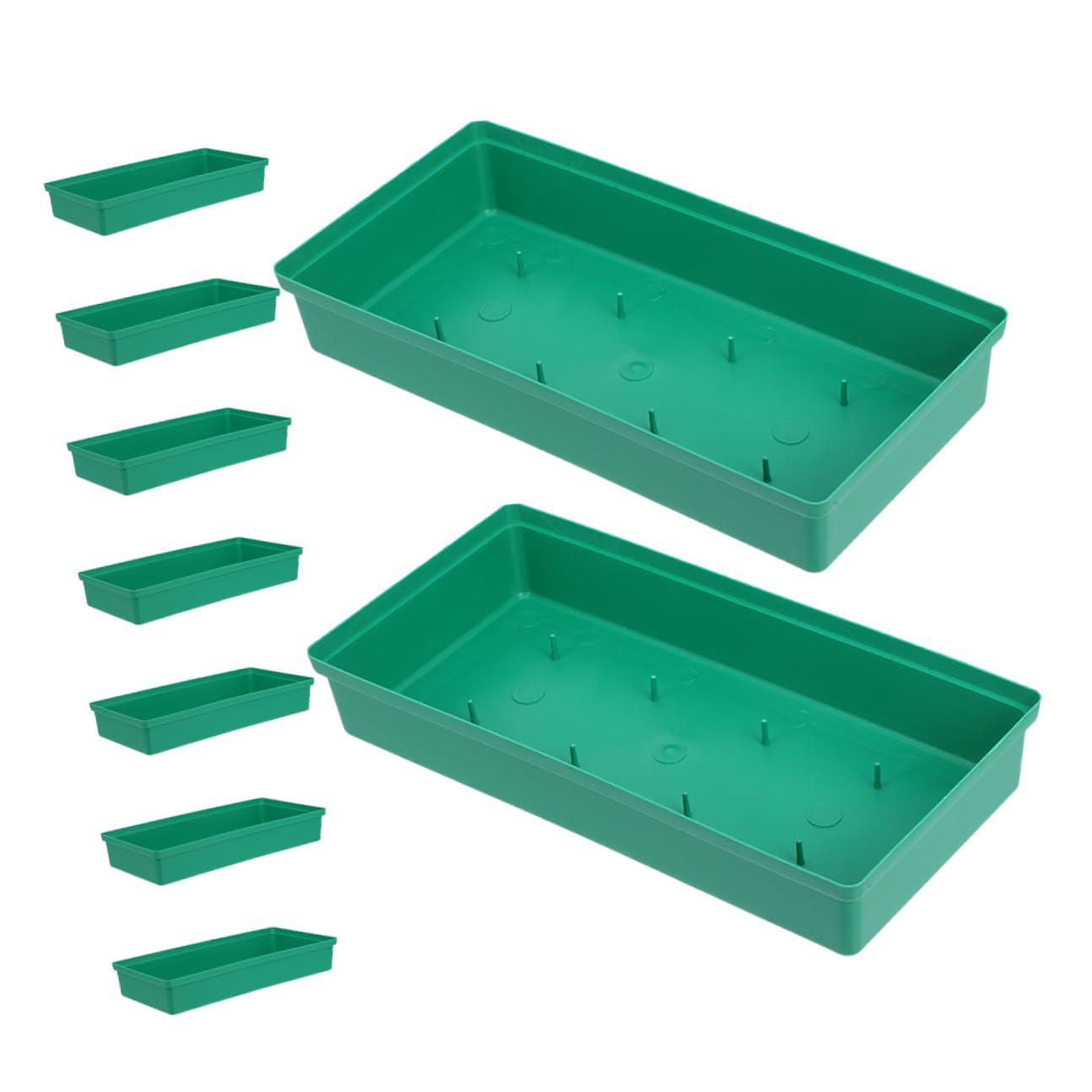 Mousse pour compositions de fleurs avec 9 plateaux rectangulaires compacts