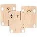 Guitar Neck Shims Maple Wood 3 Pcs 0.25 0.5 1 Degree Angle Adjustment Plates for Electric Guitar Setup Neck Pocket Alignment Action Adjustment Repair Use