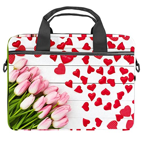 Sac ordinateur 13 pouces violet anti-choc motif loups élégant