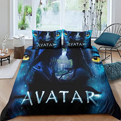 Funda Nórdica De Avatar, Juego De Cama De Avatar Impreso En 3D,Fundas De Almohada,Funda De Edredón...