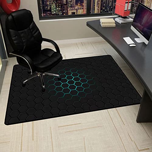 Odot Bürostuhl Matte Rund 120cm - Rutschfeste Unterlage Für Hartböden | Gaming Teppich