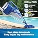 Pool Blaster Centennial Rechargeable, Cordless Pool Vacuum - XL Capacity Handheld Pool Cleaner for Above Ground & In-Ground Pools for Leaves, Dirt and Sand & Silt - Battery-Powered Hoseless Design