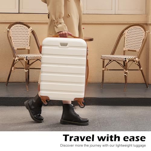 Coolife 3 Piece Luggage Set