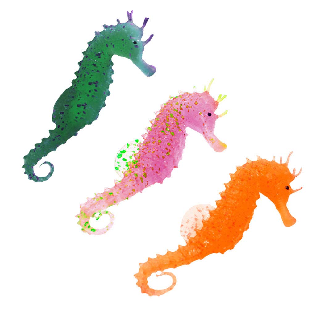 Figurine Petshop Cheval De Mer (hippocampe) Rose Avec Gilet Orange - Hasbro - Occasion
