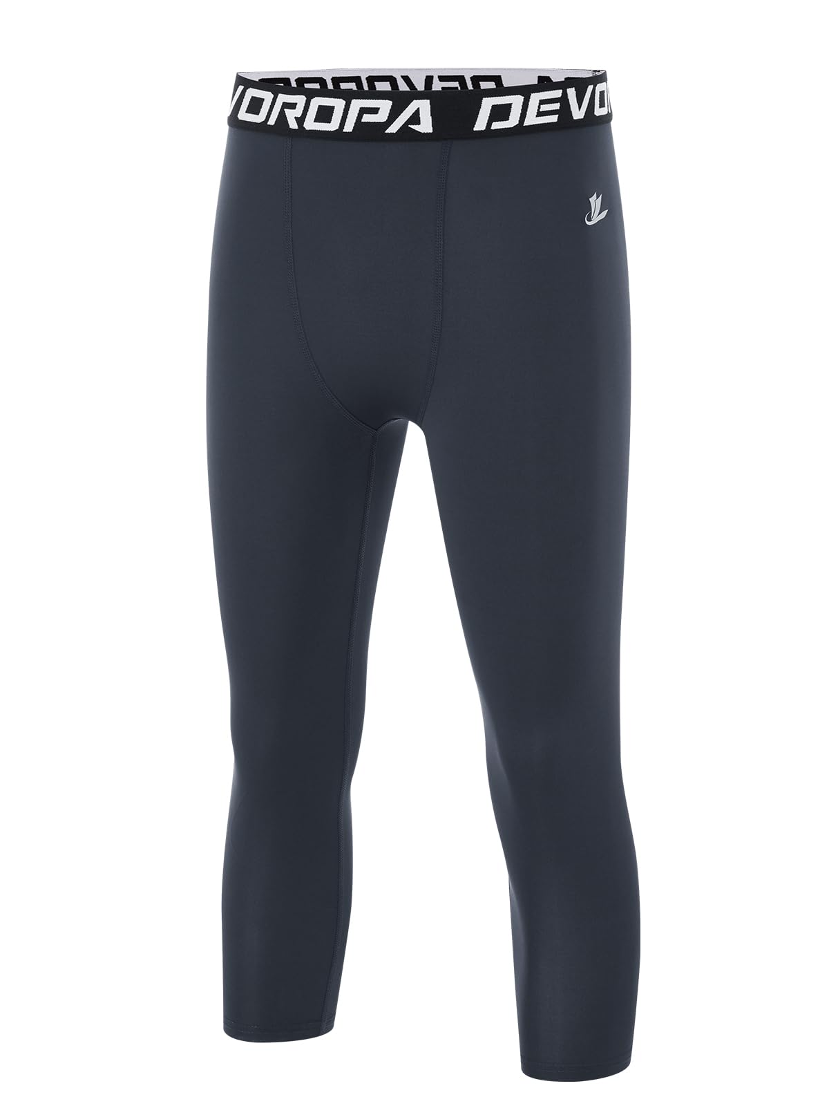 DEVOROPA Boys Leggings Youth Compression Pants Sports Tights Basketball Football Baseball Soccer Baselayer Slim/Regular/Husky