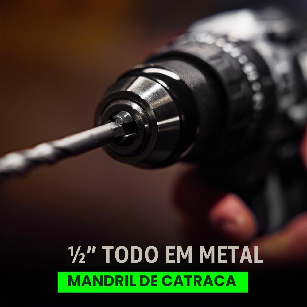 FLEX Ferramenta de perfuração de martelo de 2 velocidades de 24 V
