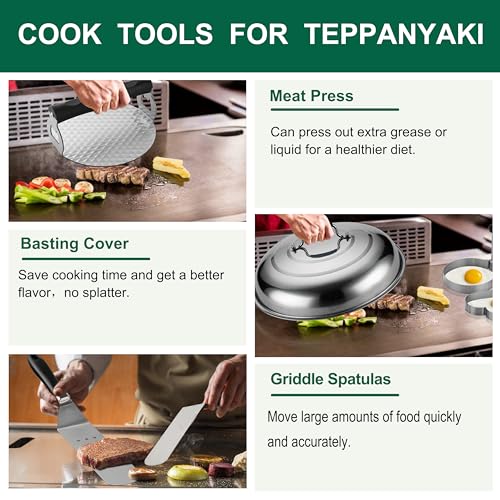 Grilljoy 46PC Griddle Accessories Set