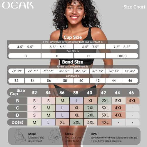 Image of OEAK Women Value Series Jelly Bras Wireless Pushup Convertible Bra | Everyday Essentials,Comfortable Bralettes,No Underwire,Full Coverage,Support Lift,Tshirt,Soft,Seamless,Scalloped