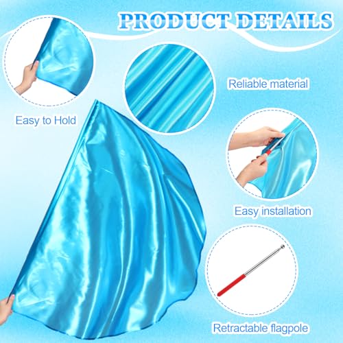 HunnmingRe Conjunto de 4 bandeiras de adoração para dança 75 x 100 cm bandeiras de igreja de louvor