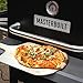 Masterbuilt® Gravity Series Outdoor Pizza Oven Accessory insert with Ceramic Pizza Stone, Porcelain-Coated Exterior with Stainless Steel Interior in Black, Model MB20181722