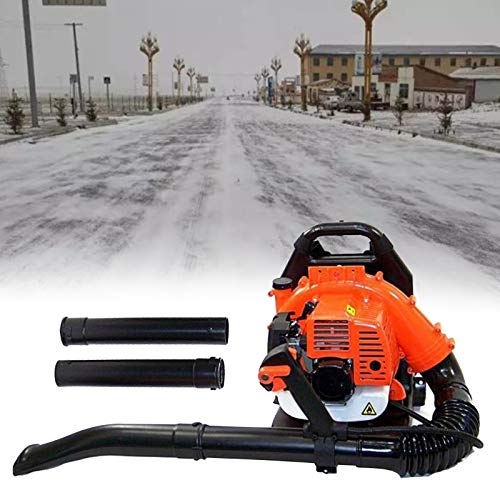 Shueriu Electric Backpack Leaf Blower - 52cc 2 Stroke 3.2HP Gas Cordless Backpack Leaf Blower, Backpack Blowers Gas Powered with Padded Harness to Blow Leaves, Snow