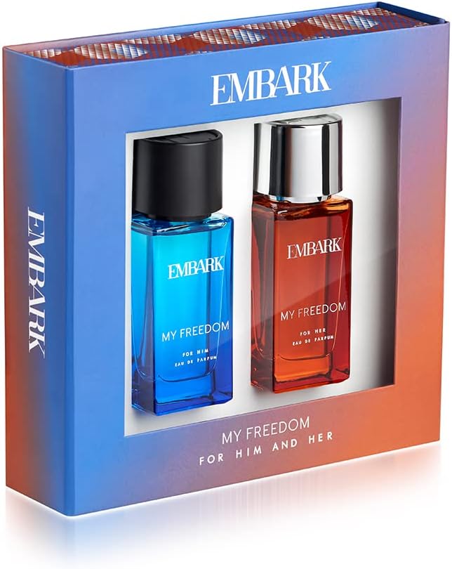 EMBARK My Freedom for Him & Her, Perfume Gift Set for Couple- 2 x 30ml | Diwali Gifting Set | Premium Eau de Parfum Combo for Men & Women