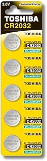Toshiba Cr2032 3V Lithium Coin Cell Battery, Pack of 5