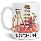 Tassendruck Bochum-Tasse Skyline - Kaffeetasse/Mug/Cup - Qualität Made in Germany