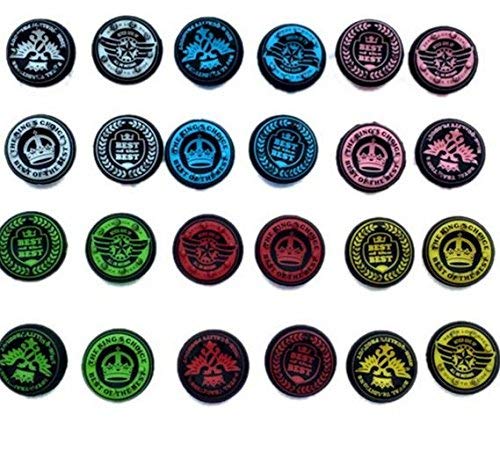 Foxmicro FMTW08 Analog Stick Joystick Controller Performance Thumb Grips for PS4, PS3, Xbox One, One X, One S, 360, Wii U (Black)