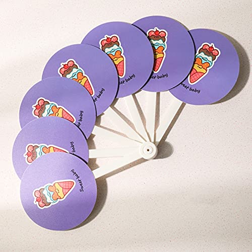 ZAW Abanico Plegable Mini Laptop Fan Plegable, 1 habitación, para Estudiantes de niños, Verano Abanico Plegable de Bolsillo (Couleur : A)