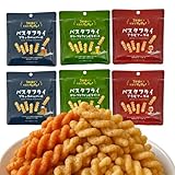 【まるか食品公式通販】 パスタフライ 6袋 (3種×2袋) パスタスナック ブラックペッパー味 オリーブ＆ビネガー味 アラビアータ味 二度揚げザクザク食感 おつまみ お菓子 スナック菓子 まとめ買い