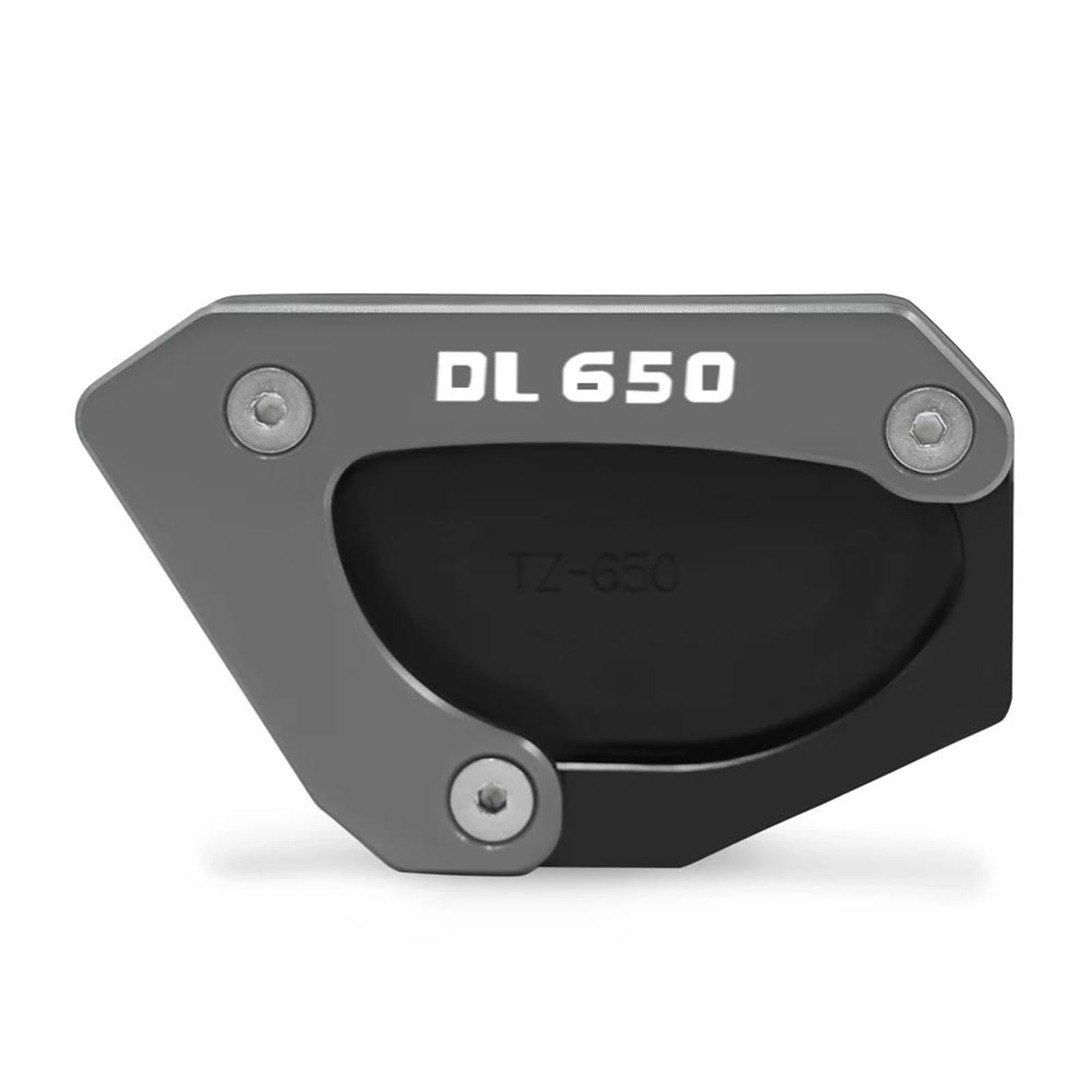 for V-Strom 650 /XT VSTROM Dl650 DL650 V Strom 650 2004-2023 Motorcycle Accessories Side Bracket Enlarged Bracket Plate Pad Motorcycle Side Stand Pad(Titanium,DL650)