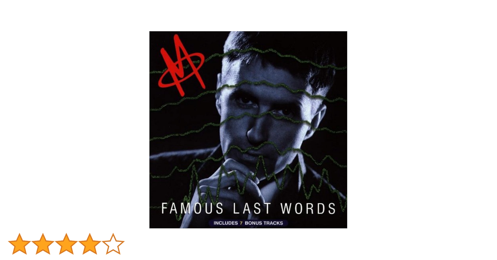 ♪ 高橋幸宏Dr 参加 M『フェイマス・ラスト・ワーズ』紙ジャケCD Amazon.co.jp: Famous Last Words: ミュージック