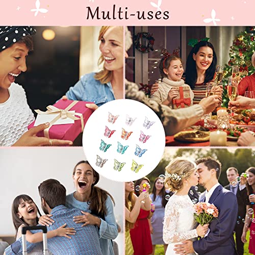 100 Pieces Butterfly Hair Clips Butterfly Clips For Hair 90S Girls Butterfly Clips Mini Hair Clips Butterfly With Box Mini Butterfly Clips Cute Clips Hair Accessories For Women（Clear Color） #TOP5