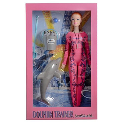 SeaWorld Dolphin Trainer Blonde Doll Playset Want It All