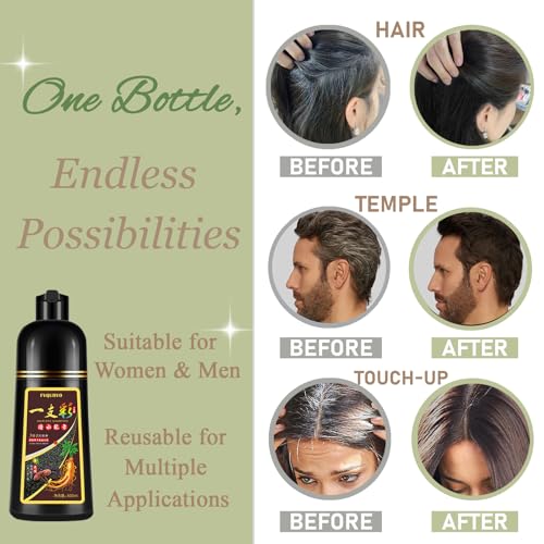 Dark-Brown-Hair-Dye-Shampoo-3-in-1-100-Gray-Hair-Coverage-in-Minutes-Instant-Hair-Color-Shampoo-for-Women-Men-Natural-Plant-Bubble-Shampoo-Hair-Dye-Champu-Con-Tinte-Para-Canas-169-Fl-Oz