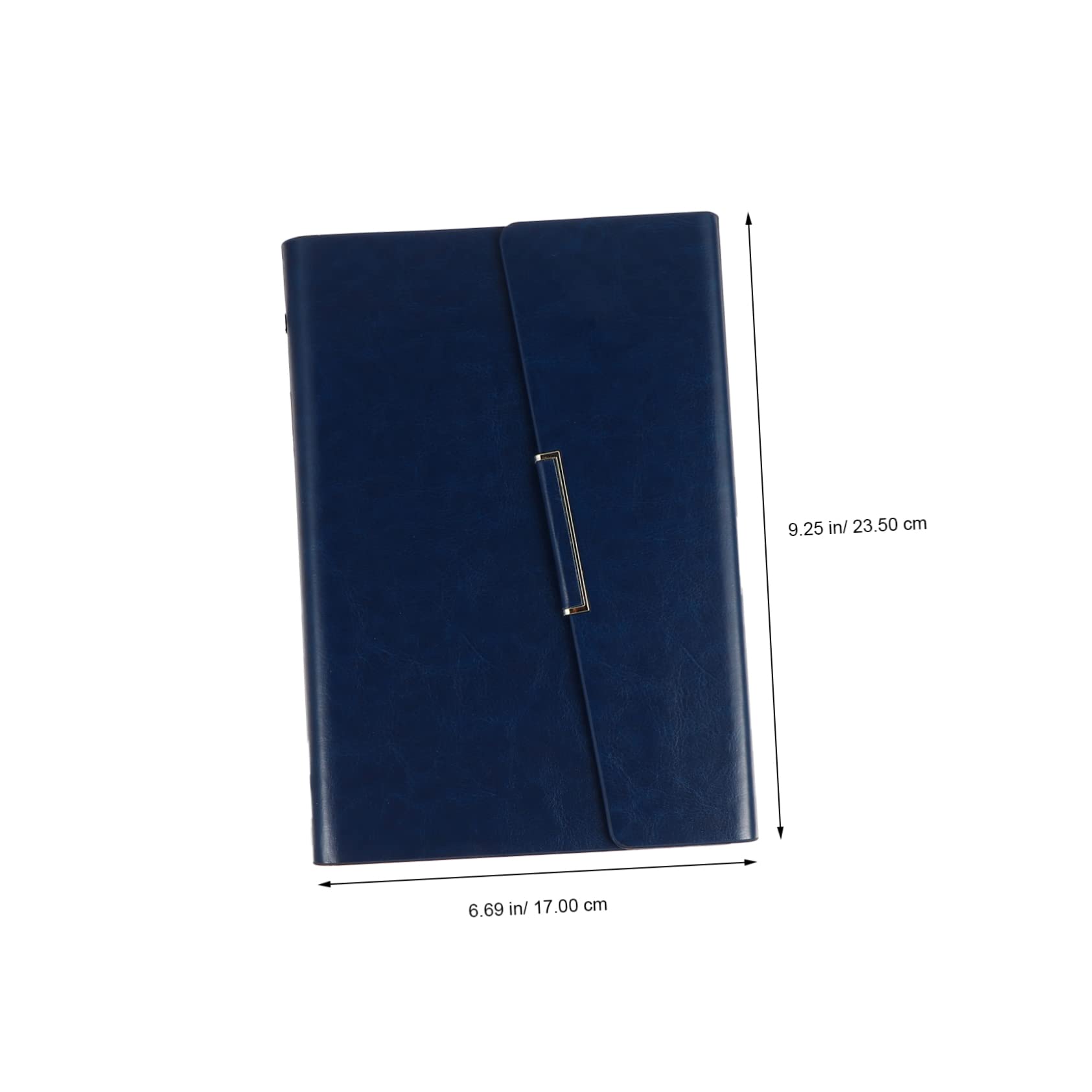 Agenda Planner Settimanale Blu in Pu, Quaderno a Tre Ante