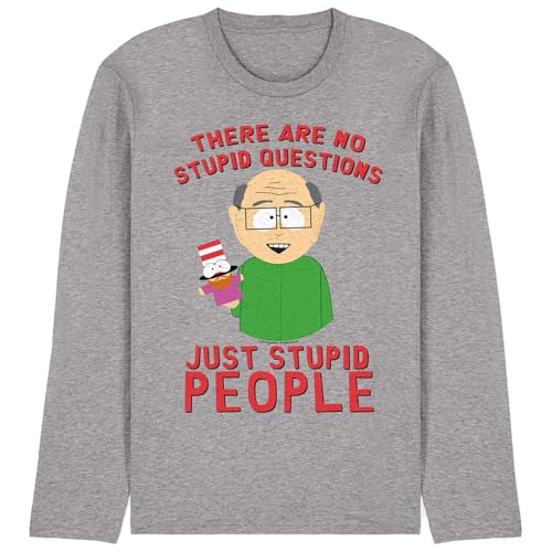 South Park T-Shirt Homme Manches Longues Coton Vêtement Mixte Original