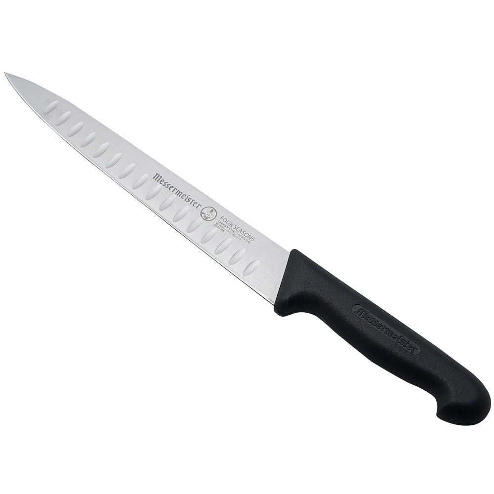 Messermeister Four Seasons Kullenschliff Carving Knife, 8-Inch
