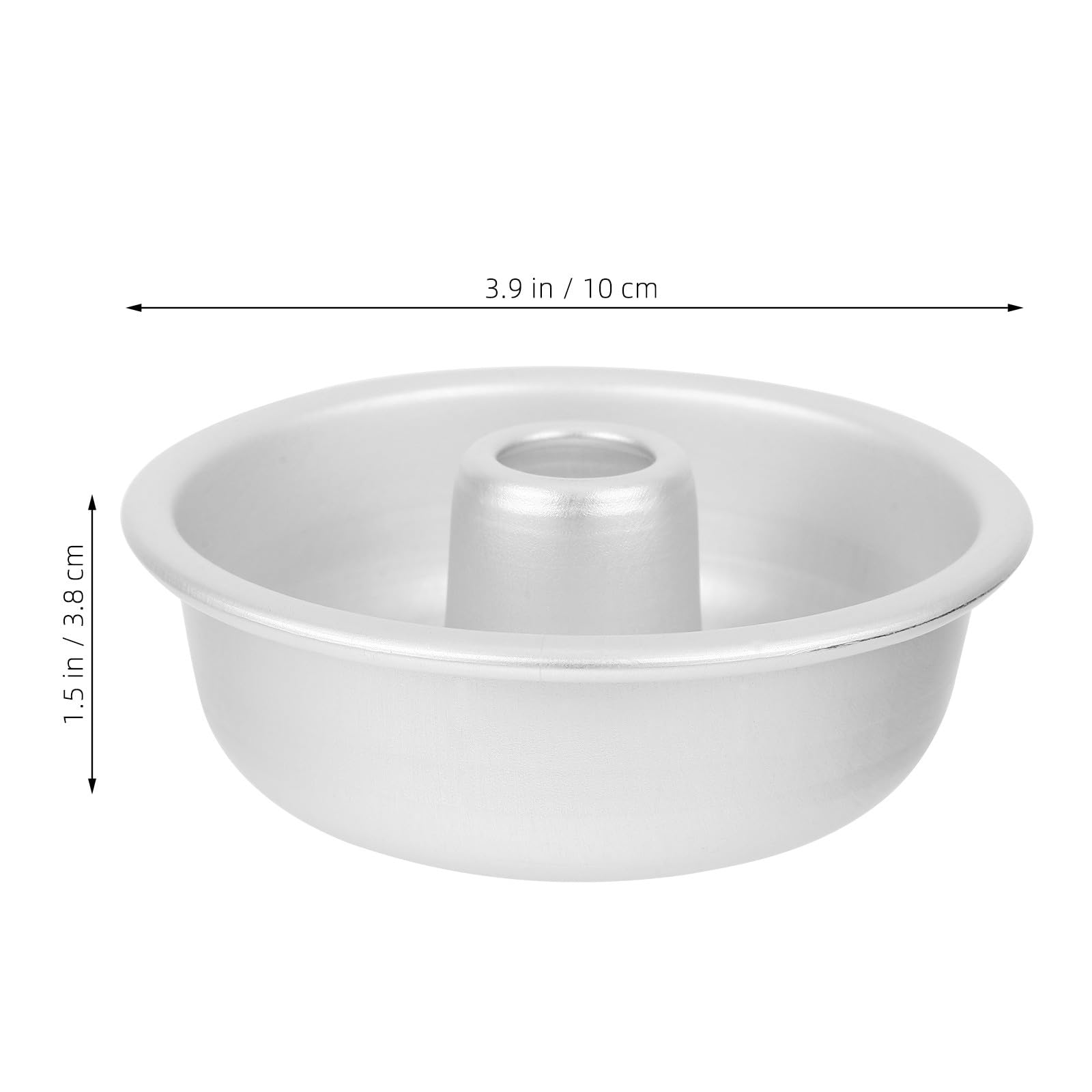 Molde para hornear con de Frankfurt, de metal, antiadherente, con borde liso, para casa y panadería, cumpleaños, bodas, fiestas, 28 cm