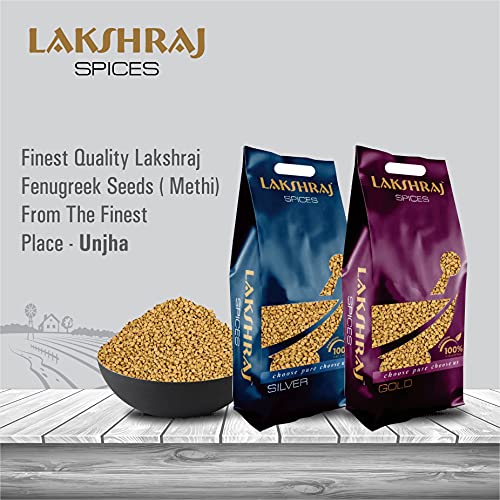 Image of LAKSHRAJ SPICES Fenugreek Seeds - 1 Kg | Methi