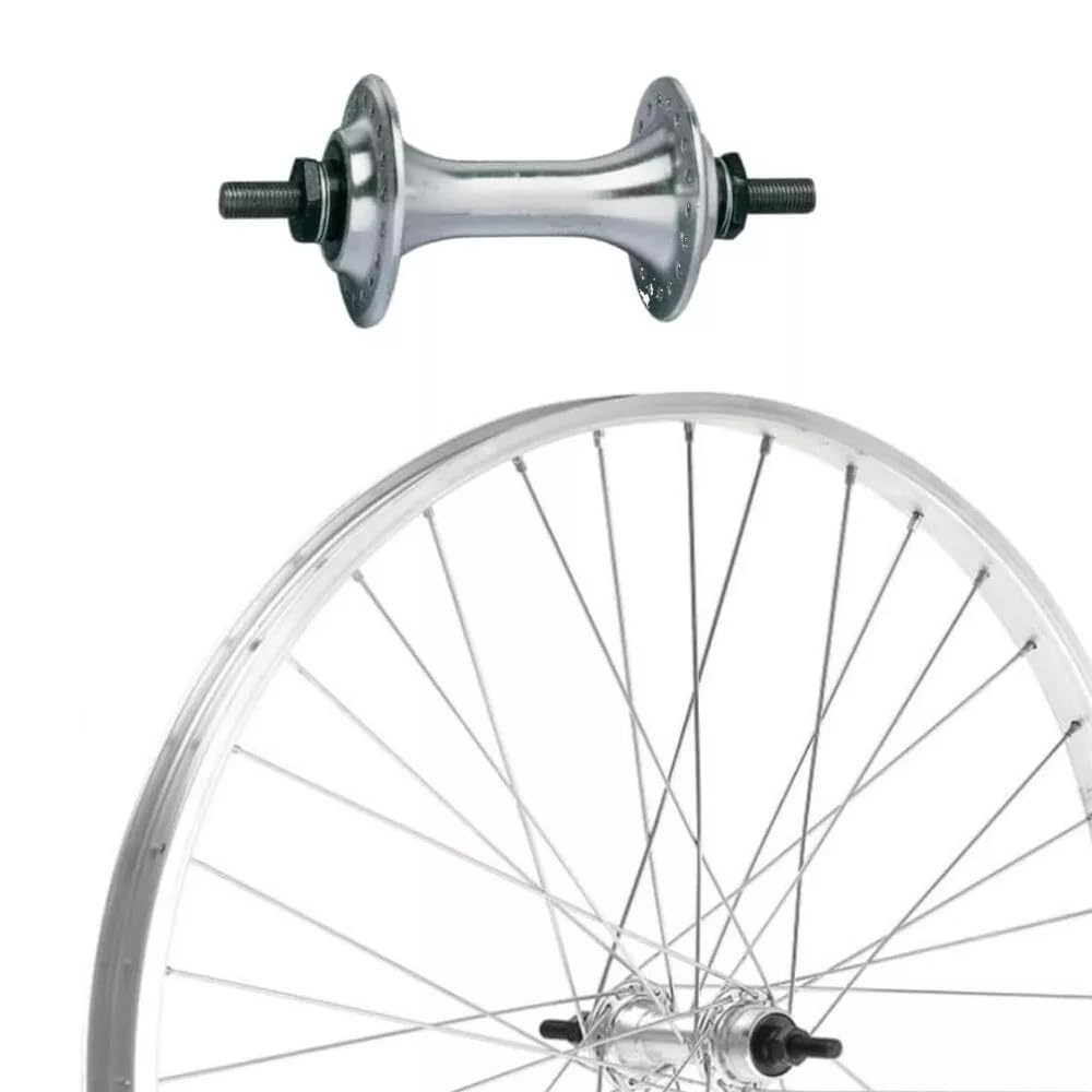 Par de ruedas/llanta delantera trasera 26" x 1. 3/8 Bicicleta 7 velocidades de aluminio para bicicleta de ciudad