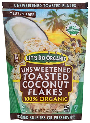 Organic Toasted Coconut Flakes - Let's Enjoy the Flavor Together!