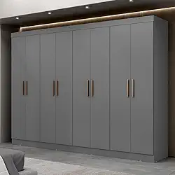 Guarda Roupa Casal 8 Portas 4 Gavetas Paris