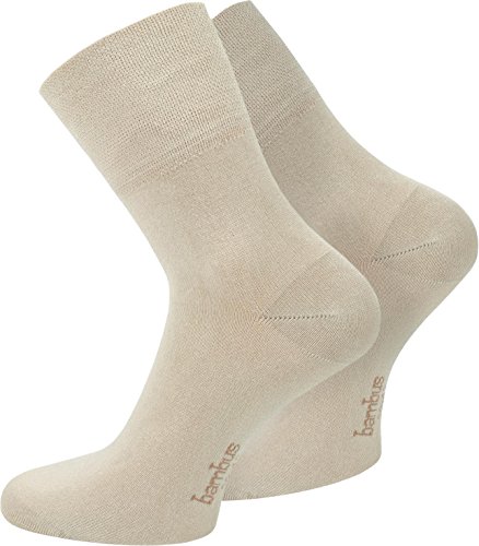 normani 3 Paar Bambus Kurzschaft Socken mit Piquebund