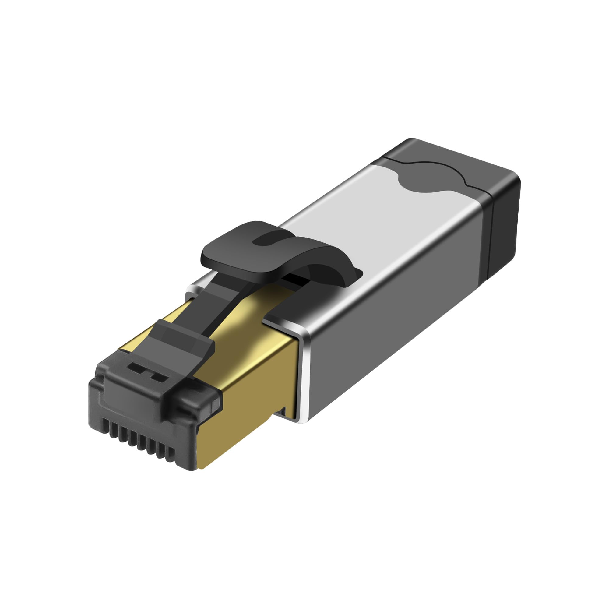 XMSJSIY Ethernet to USB-C Female Adapter Connector RJ45 to Type-C Female Gigabit Network Internet LAN Adapter Portable Converter for Travel/Office, Compatible with Daily Charging Cables-1 PCS