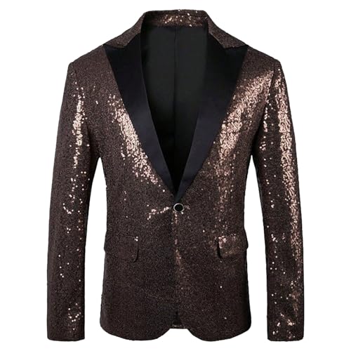 Blazer disco homme brillant veste de costume paillettes soirée chic